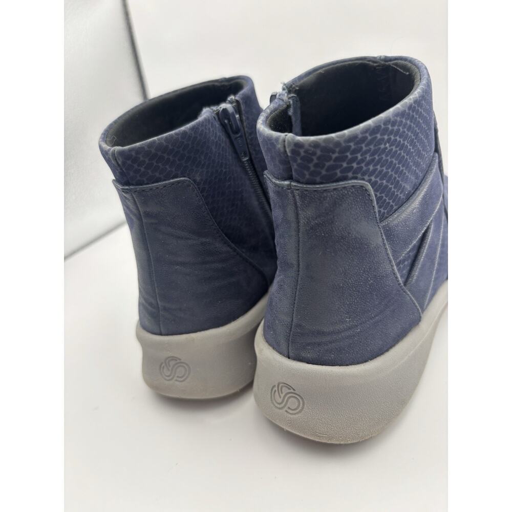 Clarks Cloudsteppers Sillian 2.0 Blue Ankle Boots Women Size 7.5 - Picture 6 of 11